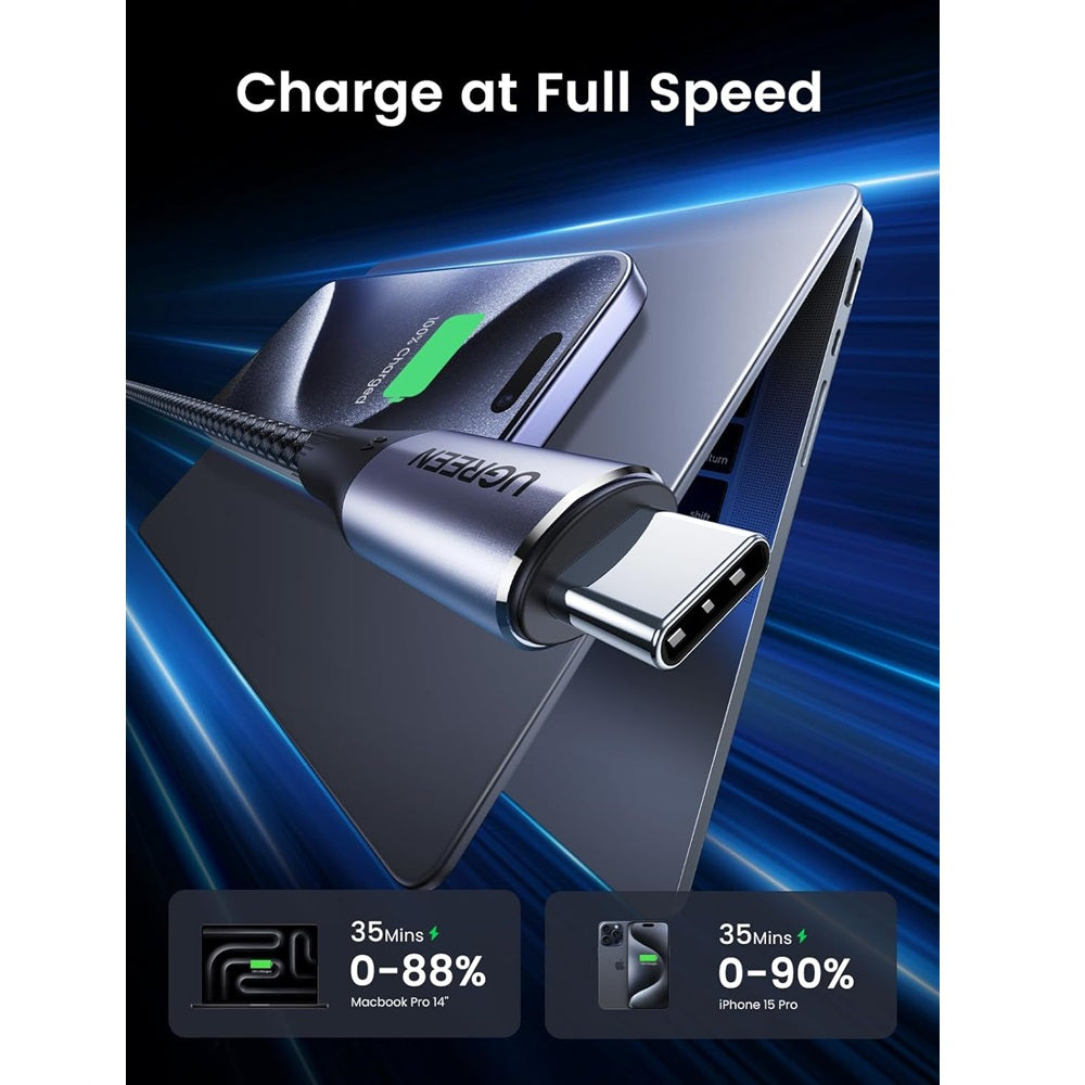 UGREEN USB 3.2 Gen 2 Cable Black 1m-US355 UGREEN USB 3.2 Gen 2 Cable Black 1m-US355